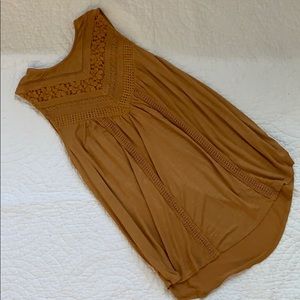 Knox Rose Mustard Yellow Sleeveless Top